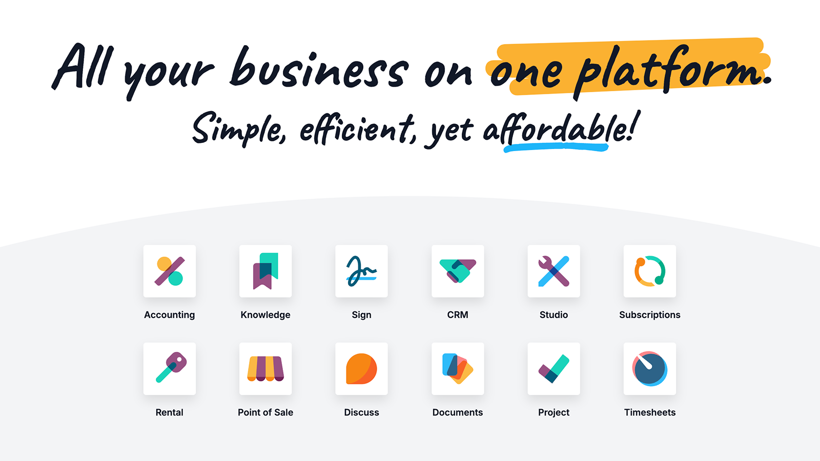 Odoo — plateforme ERP modulaire