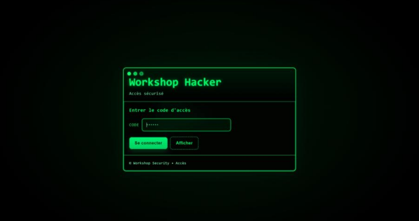 Capture du vrai site / dashboard de supervision